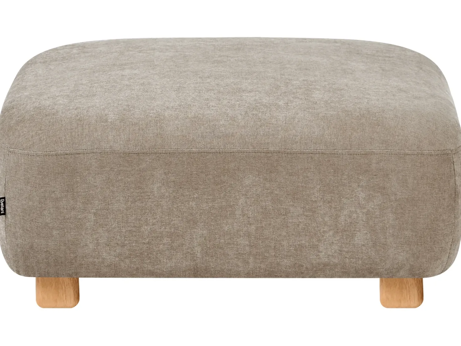 AMLI 3 personers Modulsofa Beige med fodskammel