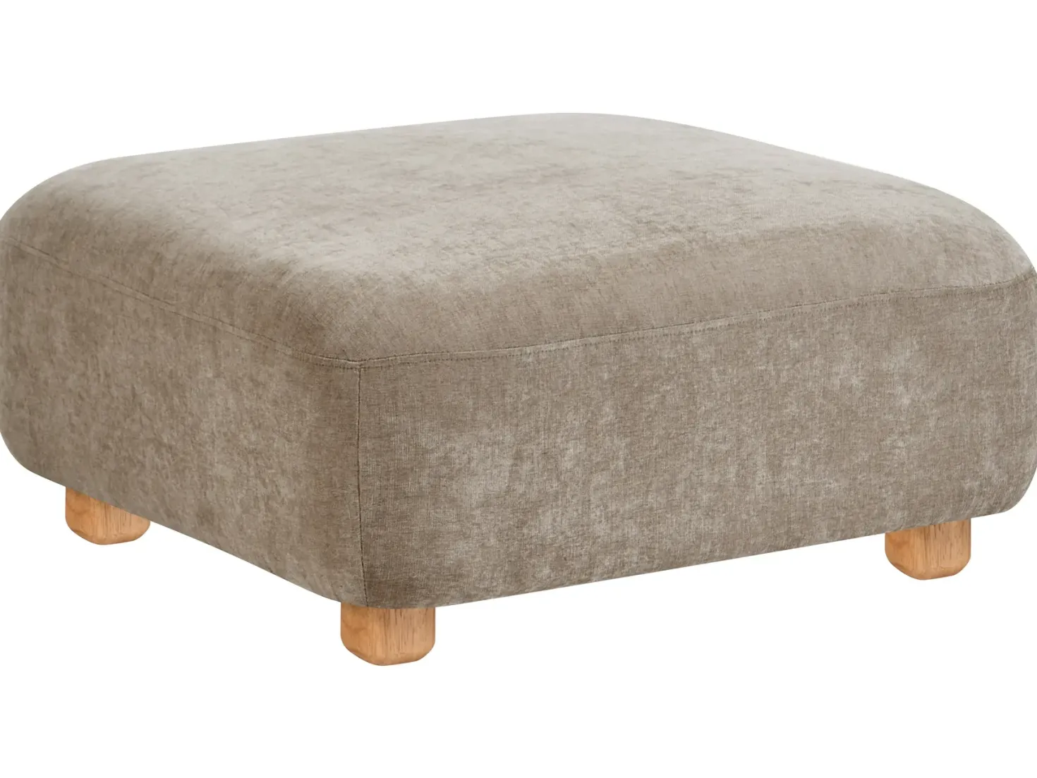 AMLI 3 personers Modulsofa Beige med fodskammel