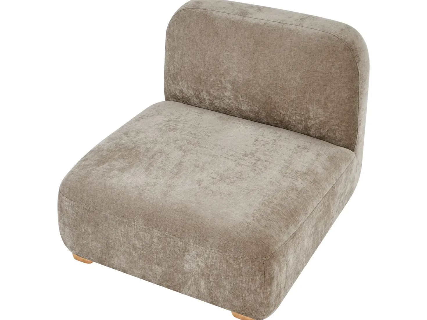 AMLI 3 personers Modulsofa Beige med fodskammel
