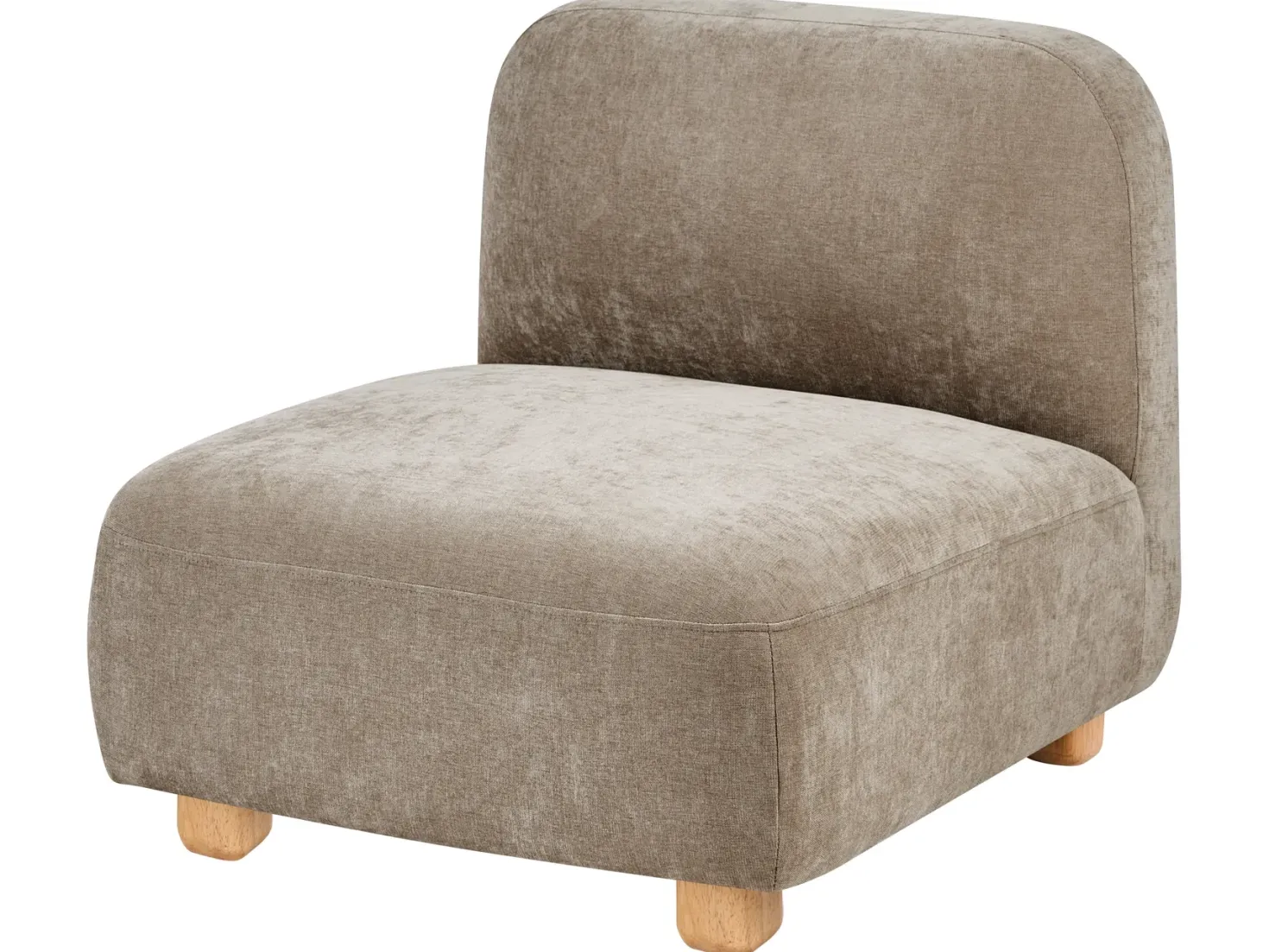 AMLI 3 personers Modulsofa Beige med fodskammel
