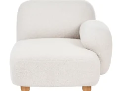 AMLI 2 personers Modulsofa Cremehvid Boucle