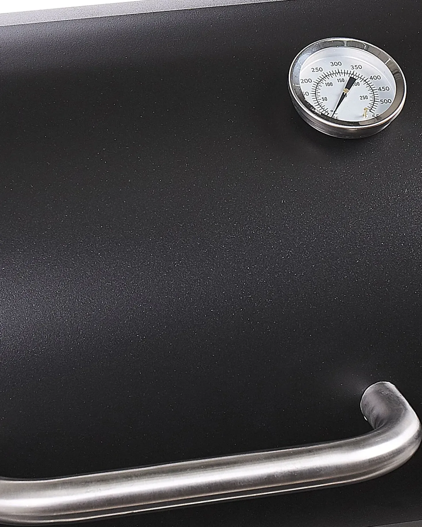 BBQ kulgrill KATLA med rygeovn Metal Sort