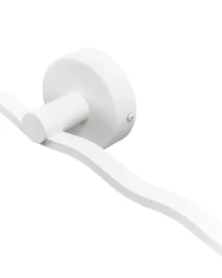 Billede og spejl LED-lys AILETTE Metal Hvid