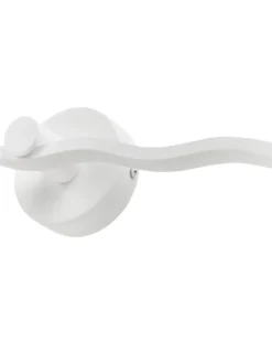Billede og spejl LED-lys AILETTE Metal Hvid