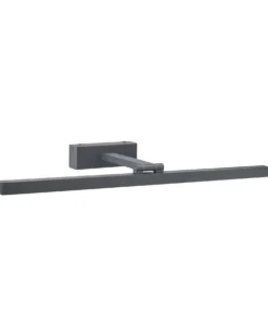 Billede og spejl LED-lys ARROS Metal Sort