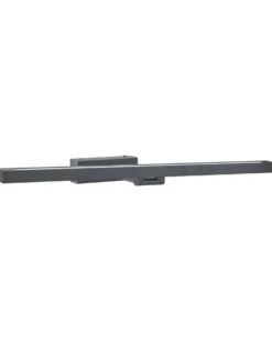 Billede og spejl LED-lys ARROS Metal Sort
