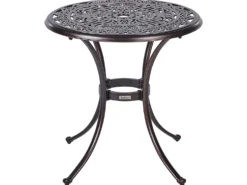 Bistro bord ANDALO 68 cm 68 cm Metal Brun