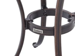 Bistro bord ANDALO 68 cm 68 cm Metal Brun