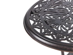 Bistro bord ANDALO 68 cm 68 cm Metal Brun