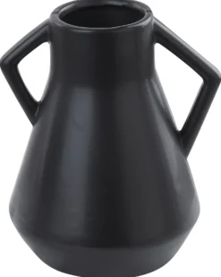 Blomstervase FERMI Keramik 20 cm Sort
