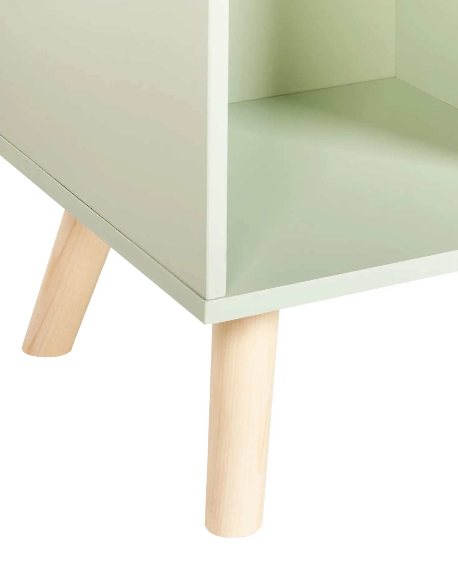 Bogreol med 3 hylder LILOET 102 cm Lysegrøn