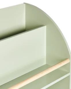 Bogreol med 3 hylder LILOET 102 cm Lysegrøn