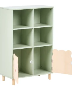 Bogreol med 3 hylder NOBBY 90 cm Lysegrøn