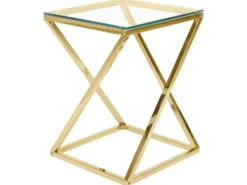 Bord BEVERLY Glas Guld