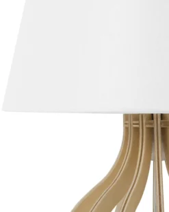 Bordlampe AGUEDA Brun/hvid