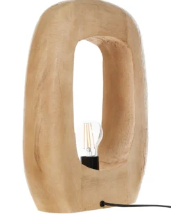 Bordlampe AJAY Mangotræ Lysebrun
