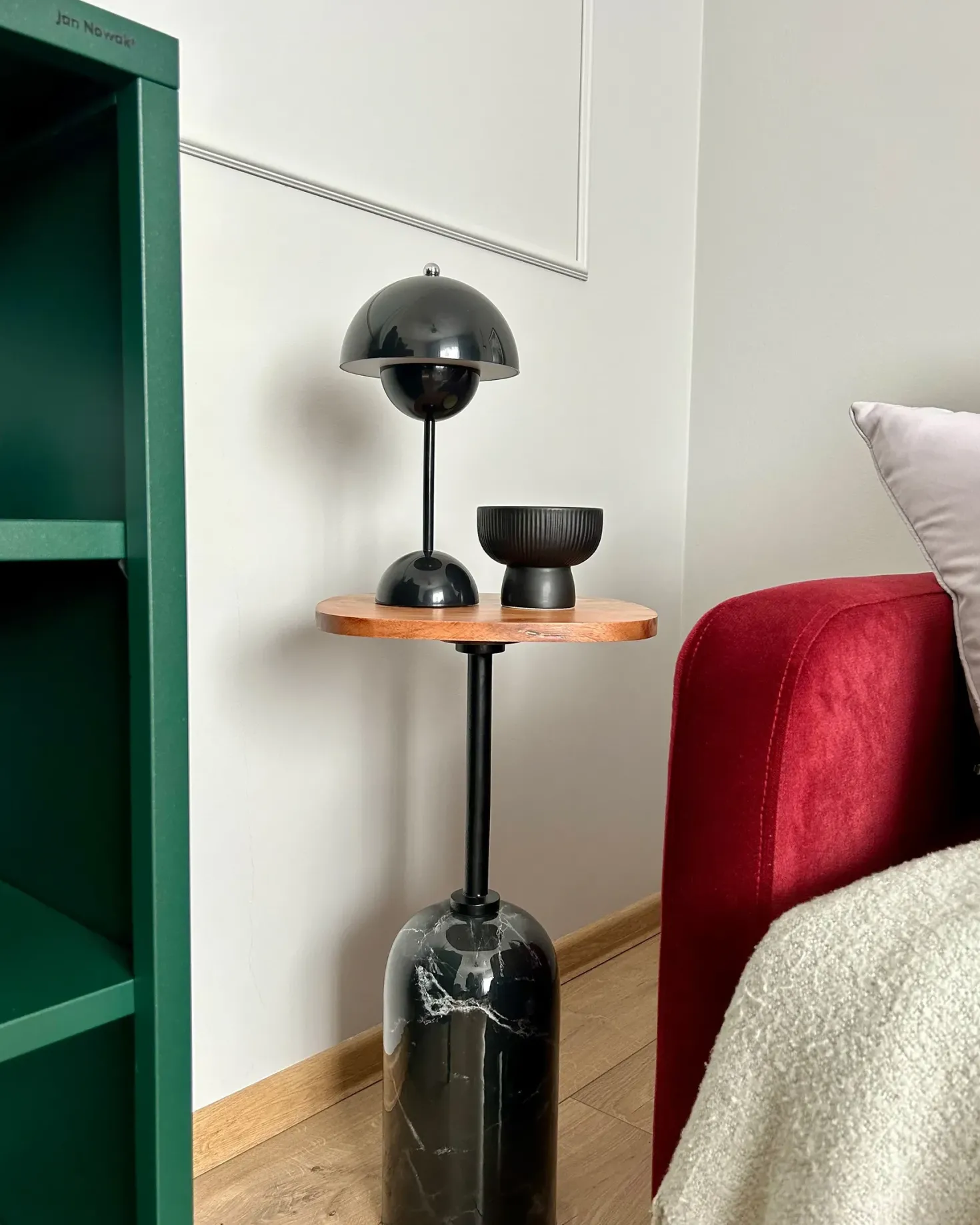 Bord OASIS Metal Brun/sort