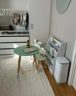 Børnebord med stole ROBIN Hvid