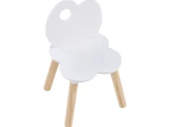 Børnebord og stole sæt CLOUDY Hvid