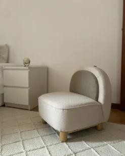 Børnelænestol Dinosaur FABORG Lys Beige