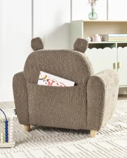 Børnelænestol Hippo MARIBO Boucle Brun