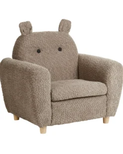 Børnelænestol Hippo MARIBO Boucle Brun