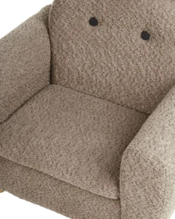Børnelænestol Hippo MARIBO Boucle Brun