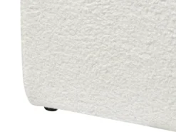 Børneseng med opbevaring Boucle ANET 90 x 200 cm Cremehvid