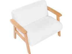 Børnesofa LALMO Boucle Hvid