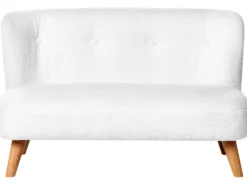 Børnesofa LOTE Boucle Hvid