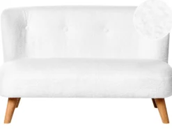 Børnesofa LOTE Boucle Hvid
