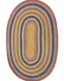 Børnetæppe PEREWI Multifarvet 70 x 100 cm Jute