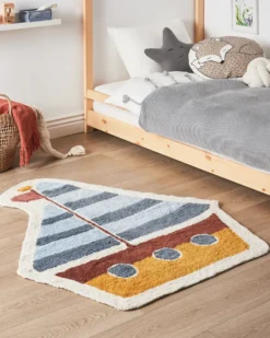Børnetæppe SPETI Multifarvet 105 x 120 cm Bomuld