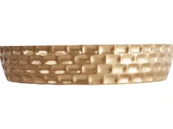 Dekorativ bakke SUEZ Metal Guld
