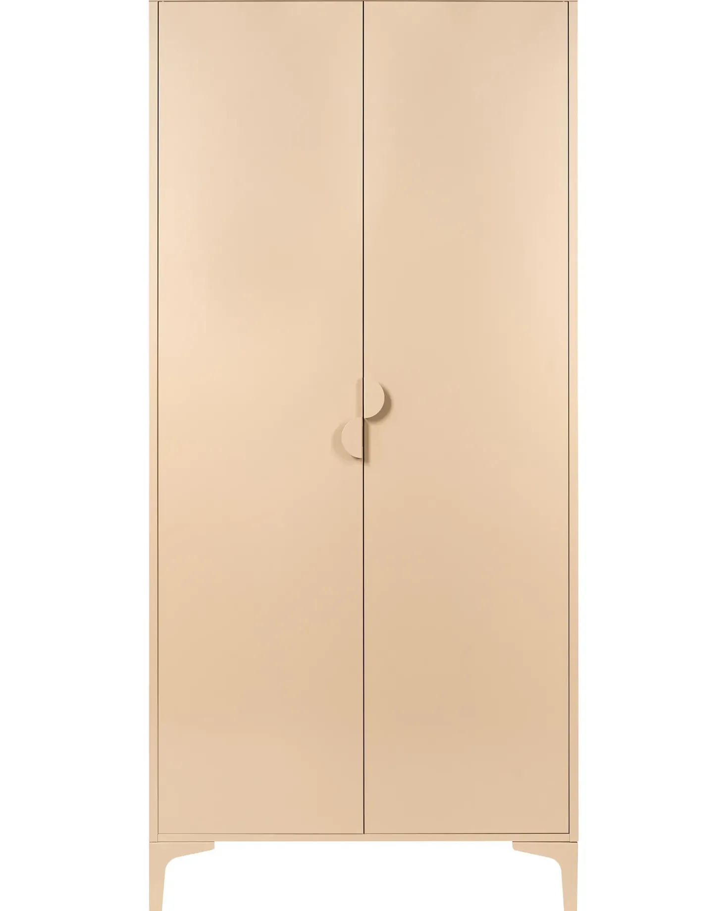 Garderobeskab ARDURA Beige Metal