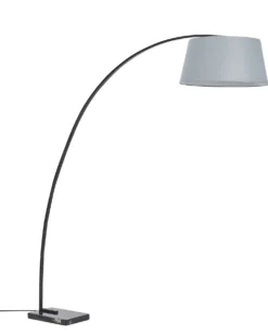 Gulvlampe BENUE Metal Grå
