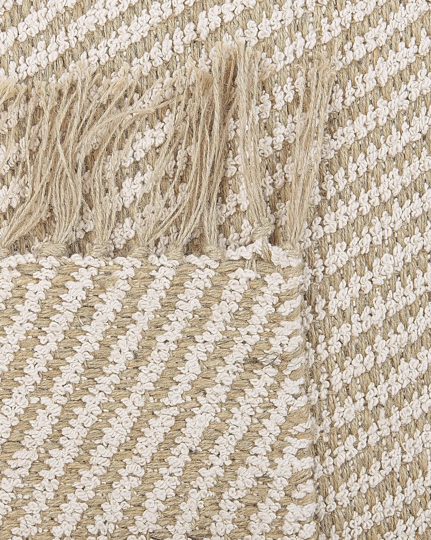 Gulvtæppe ALADAG Beige 140 x 200 cm Jute