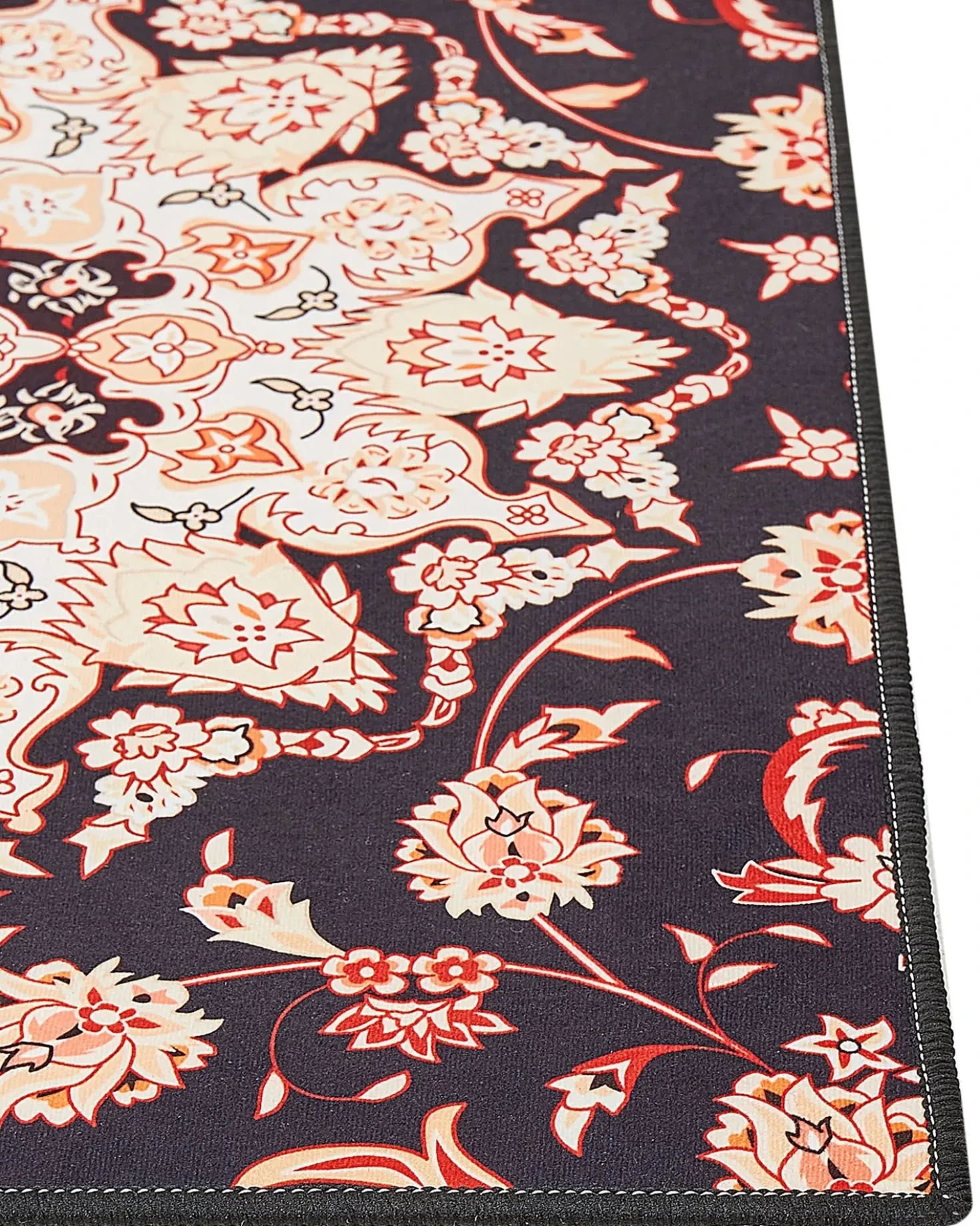 Gulvtæppe ARITAS Sort 80 x 300 cm