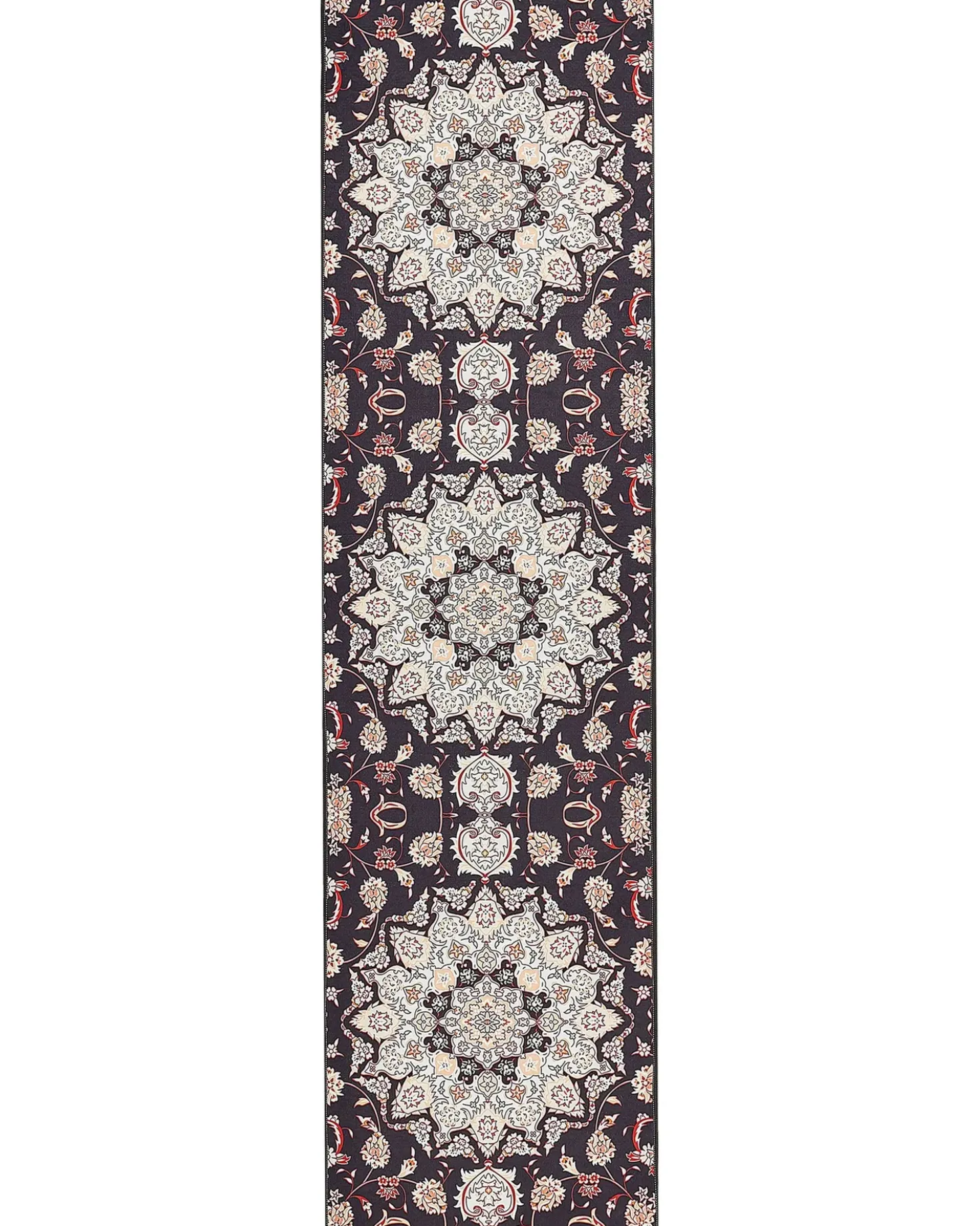 Gulvtæppe ARITAS Sort 80 x 300 cm