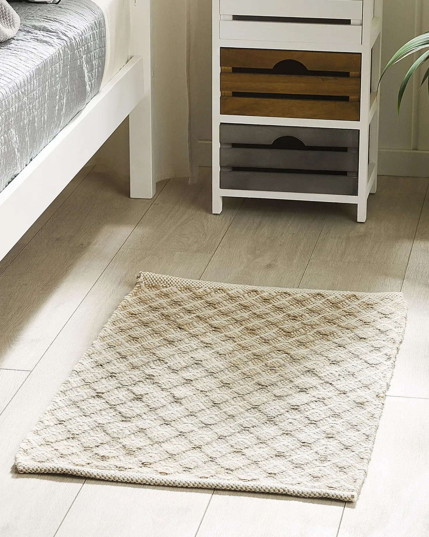Gulvtæppe AKBEZ Lys Beige 50 x 80 cm Jute