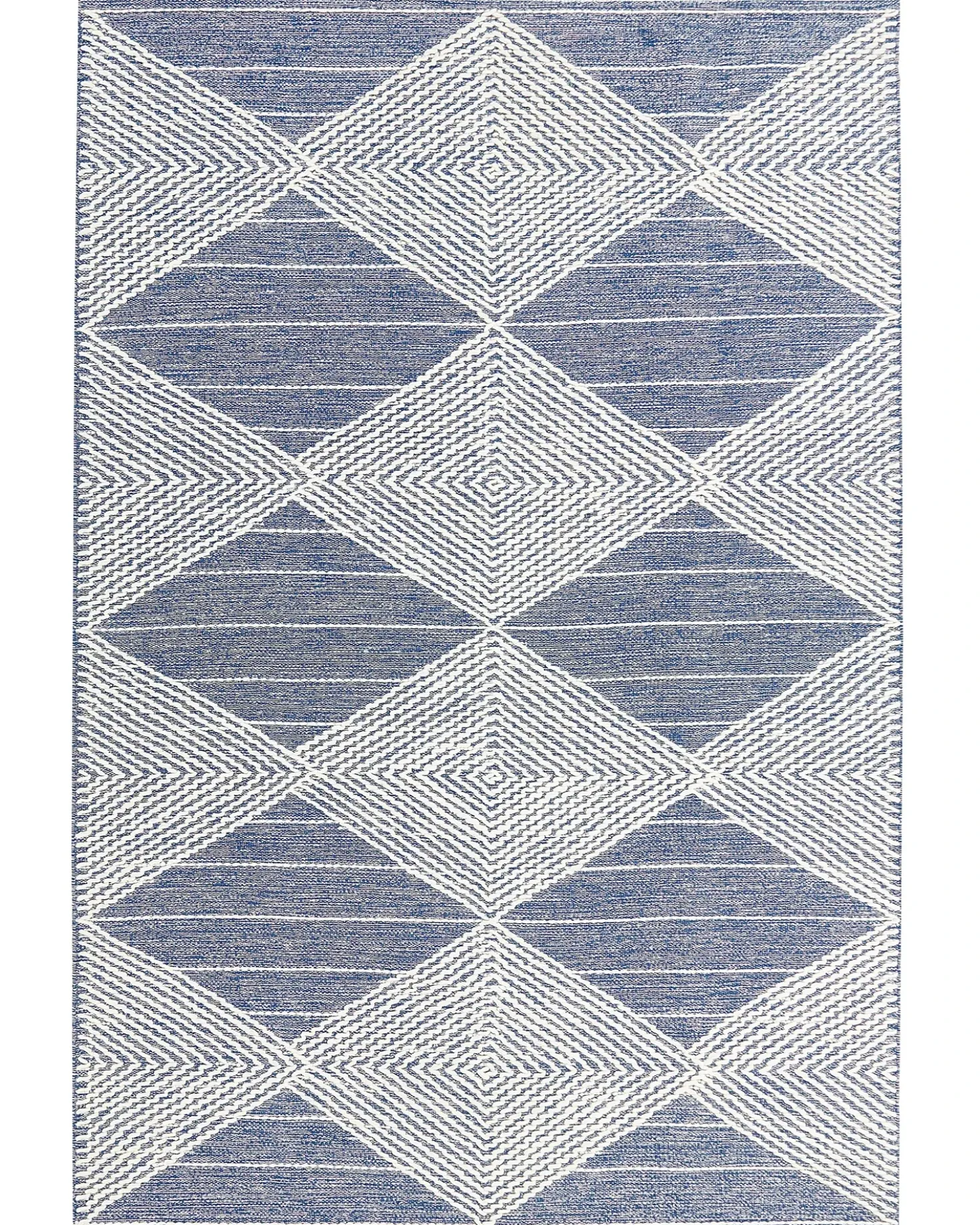 Gulvtæppe DATCA Blå 160 x 230 cm Uld