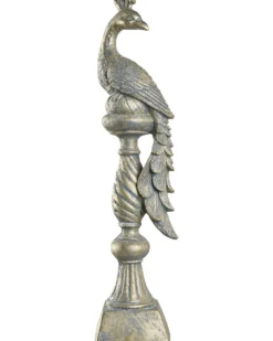Havestatue HAARBY Påfugl Guld