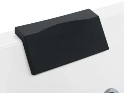 Hjørne-boblebad med LED ACUARIO Højrevendt 170 x 80 cm Hvid