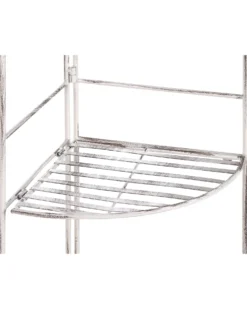 Hjørnereol BIELLA Metal 158 cm 35 cm Hvid