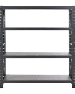 Hylder til garagen FIUGGI Metal 200 cm 200 cm Sort