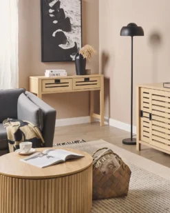 Konsolbord RANDA Lysebrun