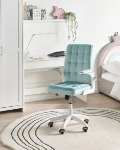 Kontorstol DANDY Velour Himmelblå