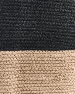 Kurv SILOPI Bomuld Sort/beige