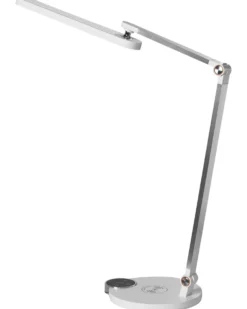 LED skrivebordslampe CAROY Med trådløs oplader Hvid