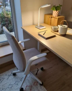 LED skrivebordslampe CENTAURUS Med dæmpning Metal Hvid